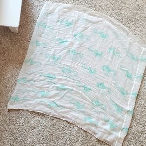 Tube scarf with seahorse design